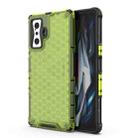 For Xiaomi Redmi K50 Gaming Shockproof Honeycomb PC + TPU Case(Green) - 1