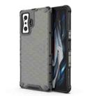 For Xiaomi Redmi K50 Gaming Shockproof Honeycomb PC + TPU Case(Black) - 1