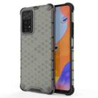For Xiaomi Redmi Note 11 Pro (Global) Shockproof Honeycomb PC + TPU Case(Black) - 1