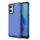 For OPPO A36 4G (China) Shockproof Honeycomb PC + TPU Phone Case(Blue) - 1