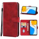 Leather Phone Case For Honor X7(Red) - 1