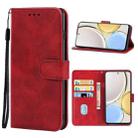Leather Phone Case For Honor X9(Red) - 1