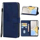 Leather Phone Case For Honor X9(Blue) - 1