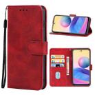 Leather Phone Case For Xiaomi Redmi 10 5G(Red) - 1