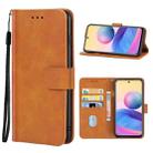 Leather Phone Case For Xiaomi Redmi 10 5G(Brown) - 1