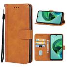 Leather Phone Case For Xiaomi Redmi 10 Prime+ 5G(Brown) - 1