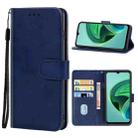 Leather Phone Case For Xiaomi Redmi 10 Prime+ 5G(Blue) - 1