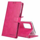 For Samsung Galaxy A53 5G GOOSPERY BLUE MOON Crazy Horse Texture Leather Phone Case(Rose Red) - 1