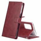 For Samsung Galaxy A53 5G GOOSPERY BLUE MOON Crazy Horse Texture Leather Phone Case(Wine Red) - 1