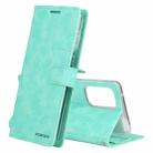For Samsung Galaxy A73 5G GOOSPERY BLUE MOON Crazy Horse Texture Leather Phone Case(Green) - 1