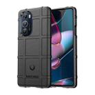 For Motorola Edge 30 Pro Full Coverage Shockproof TPU Case(Black) - 1