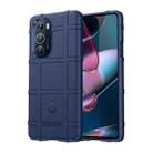 For Motorola Edge 30 Pro Full Coverage Shockproof TPU Case(Blue) - 1