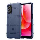 For Motorola Moto G 5G 2022 Full Coverage Shockproof TPU Case(Blue) - 1