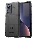 For Xiaomi 12 Pro Full Coverage Shockproof TPU Case(Black) - 1