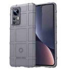 For Xiaomi 12 Pro Full Coverage Shockproof TPU Case(Grey) - 1