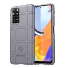 For Xiaomi Redmi Note 11 Pro 4G/Redmi Note 11 Pro 5G (Global)/Note 11E Pro/Note 11 Pro+ (India) Full Coverage Shockproof TPU Case(Grey) - 1