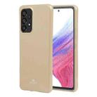 For Samsung Galaxy A53 5G GOOSPERY PEARL JELLY Shockproof TPU Phone Case (Gold) - 1