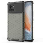 For vivo iQOO 9 Shockproof Honeycomb PC + TPU Phone Case(Black) - 1