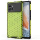 For vivo iQOO 9 Shockproof Honeycomb PC + TPU Phone Case(Green) - 1
