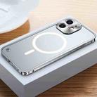 For iPhone 12 MagSafe Magnetic Frosted Case(Silver) - 1
