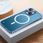 For iPhone 13 MagSafe Magnetic Frosted Case(Blue) - 1