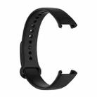 For Xiaomi Redmi Band Pro Solid Color Silicone Watch Band(Black) - 1
