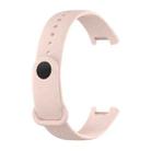 For Xiaomi Redmi Band Pro Solid Color Silicone Watch Band(Light Pink) - 1