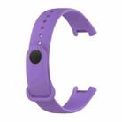 For Xiaomi Redmi Band Pro Solid Color Silicone Watch Band(Purple) - 1