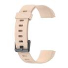 For Realme Band RMA199 Solid Color Silicone Watch Band(Light Pink) - 1