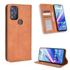 For BLU G91 Pro Magnetic Buckle Retro Texture Leather Phone Case(Brown) - 1