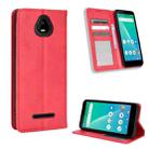 For Schok Volt SV55 / SV55216 Magnetic Buckle Retro Texture Leather Phone Case(Red) - 1