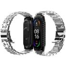 For Xiaomi Mi Band 6 / 5 Stainless Steel Watch Band(Silver) - 1