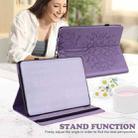Tree & Deer Pattern Pressed Printing Leather Tablet Case For iPad mini 6 2021(Purple) - 5