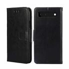 For Google Pixel 6 Crystal Texture Leather Phone Case(Black) - 1