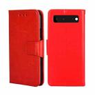 For Google Pixel 6 Crystal Texture Leather Phone Case(Red) - 1