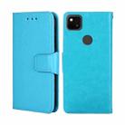 For Google Pixel 5 Crystal Texture Leather Phone Case(Light Blue) - 1