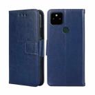 For Google Pixel 5A Crystal Texture Leather Phone Case(Royal Blue) - 1