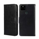 For Google Pixel 5A Crystal Texture Leather Phone Case(Black) - 1