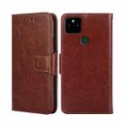 For Google Pixel 5A Crystal Texture Leather Phone Case(Brown) - 1