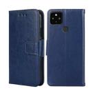 For Google Pixel 5 XL 5G / Pixel 4A 5G Crystal Texture Leather Phone Case(Royal Blue) - 1