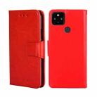 For Google Pixel 5 XL 5G / Pixel 4A  5GCrystal Texture Leather Phone Case(Red) - 1