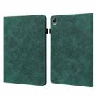 For OPPO Pad 11 inch Peacock Embossed Pattern TPU + PU Leather Tablet Case(Green) - 1