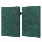 For Huawei MatePad T8 8.0 2020 Peacock Embossed Pattern TPU + PU Leather Tablet Case(Green) - 1