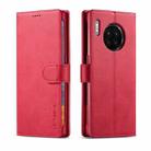 For Honor 50 Lite LC.IMEEKE Calf Texture Flip Leather Phone Case(Red) - 1