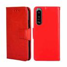 For Sony Xperia 5 III Crystal Texture Leather Phone Case(Red) - 1