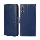 For Sony Xperia ACE II Crystal Texture Leather Phone Case(Royal Blue) - 1