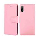 For Sony Xperia ACE II Crystal Texture Leather Phone Case(Pink) - 1