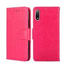 For Sony Xperia ACE II Crystal Texture Leather Phone Case(Rose Red) - 1