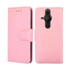 For Sony Xperia Pro-I Crystal Texture Leather Phone Case(Pink) - 1