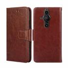 For Sony Xperia Pro-I Crystal Texture Leather Phone Case(Brown) - 1